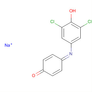 2,5-Cyclohexadien-1-one, 4-[(3,5-dichloro-4-hydroxyphenyl)imino]-, sodium salt