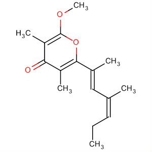 4H-Pyran-4-one, 2-[(1E,3Z)-1,3-dimethyl-1,3-hexadienyl]-6-methoxy-3,5-dimethyl-