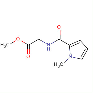 Molecular Structure of 150054-14-1 (Glycine, N-[(1-methyl-1H-pyrrol-2-yl)carbonyl]-, methyl ester)