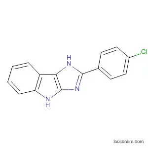 Molecular Structure of 161331-50-6 (Imidazo[4,5-b]indole, 2-(4-chlorophenyl)-1,4-dihydro-)