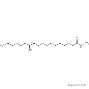 Molecular Structure of 16169-50-9 (Octadecanoic acid, 12-hydroxy-, hydrazide)
