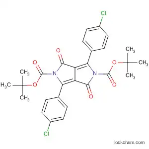 Molecular Structure of 167093-33-6 (Pyrrolo[3,4-c]pyrrole-2,5(1H,4H)-dicarboxylic acid,
3,6-bis(4-chlorophenyl)-1,4-dioxo-, bis(1,1-dimethylethyl) ester)