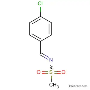 Molecular Structure of 16715-05-2 (Methanesulfonamide, N-[(4-chlorophenyl)methylene]-)