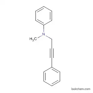 Molecular Structure of 168074-12-2 (Benzenamine, N-methyl-N-(3-phenyl-2-propynyl)-)