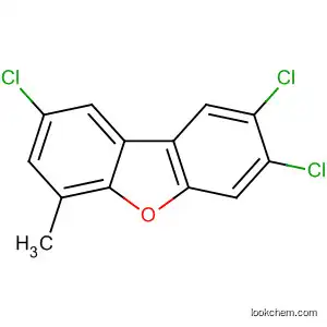 Molecular Structure of 172485-97-1 (2,3,8-trichloro-6-methyldibenzo[b,d]furan)
