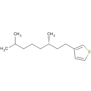 Molecular Structure of 176261-80-6 (Thiophene, 3-[(3S)-3,7-dimethyloctyl]-)