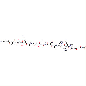 Molecular Structure of 181525-81-5 (Glycine,
L-lysyl-L-valyl-L-threonyl-L-seryl-L-lysyl-L-cysteinylglycyl-L-seryl-L-leucylglyc
yl-L-asparaginyl-L-isoleucyl-L-histidyl-L-histidyl-L-lysyl-L-prolylglycylglycyl-)