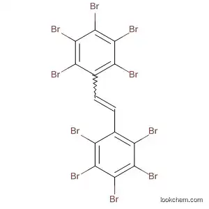 Molecular Structure of 194483-74-4 (Benzene, 1,1'-(1,2-ethenediyl)bis[2,3,4,5,6-pentabromo-)