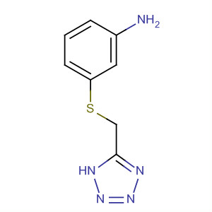 Molecular Structure of 195622-62-9 (Benzenamine, 3-[(1H-tetrazol-5-ylmethyl)thio]-)