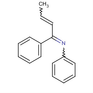 Molecular Structure of 196085-21-9 (Benzenamine, N-(1-phenyl-2-butenylidene)-)