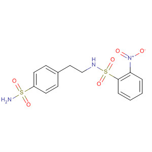 Molecular Structure of 196512-83-1 (Benzenesulfonamide, N-[2-[4-(aminosulfonyl)phenyl]ethyl]-2-nitro-)