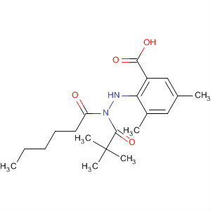 Molecular Structure of 196614-60-5 (Benzoic acid, 3,5-dimethyl-,
1-(1,1-dimethylethyl)-2-(1-oxohexyl)hydrazide)