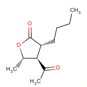 2(3H)-Furanone, 4-acetyl-3-butyldihydro-5-methyl-, (3R,4R,5S)-