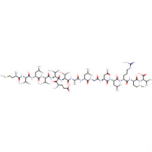 Molecular Structure of 197582-74-4 (L-Valine,
L-methionyl-L-valyl-L-leucyl-L-valyl-L-a-glutamyl-L-valyl-L-threonyl-L-alanyl-L
-leucylglycyl-L-asparaginyl-L-leucyl-L-arginyl-L-methionyl-)