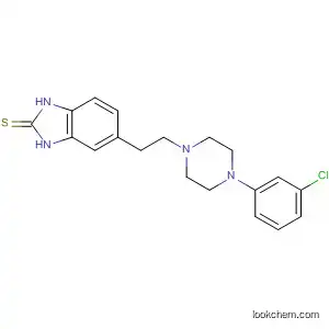 Molecular Structure of 199382-15-5 (2H-Benzimidazole-2-thione,
5-[2-[4-(3-chlorophenyl)-1-piperazinyl]ethyl]-1,3-dihydro-)