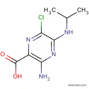 Pyrazinecarboxylic acid, 3-amino-6-chloro-5-[(1-methylethyl)amino]-