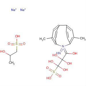 1-Propanesulfonic acid,
3,3'-[(3,3'-dimethyl[1,1'-biphenyl]-4,4'-diyl)diimino]bis[2-hydroxy-,
disodium salt, tetrahydrate