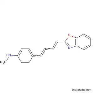 Molecular Structure of 682763-48-0 (Benzenamine, 4-[4-(2-benzoxazolyl)-1,3-butadienyl]-N-methyl-)