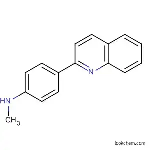 Molecular Structure of 682763-67-3 (Benzenamine, N-methyl-4-(2-quinolinyl)-)