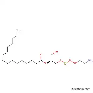 Molecular Structure of 682798-81-8 (9-Hexadecenoic acid,
(1S)-2-[[(2-aminoethoxy)hydroxyphosphinyl]oxy]-1-(hydroxymethyl)ethyl
ester, (9Z)-)