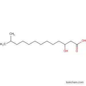 Molecular Structure of 73292-32-7 (Tridecanoic acid, 3-hydroxy-12-methyl-)