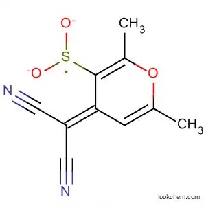 Molecular Structure of 97671-93-7 (Propanedinitrile, (2,6-dimethyl-1,1-dioxido-4H-thiopyran-4-ylidene)-)