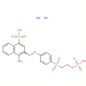 1-Naphthalenesulfonic acid,
4-amino-3-[[4-[[2-(sulfooxy)ethyl]sulfonyl]phenyl]azo]-, disodium salt