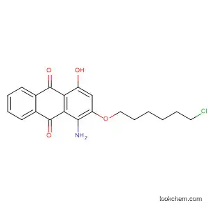 Molecular Structure of 28859-66-7 (9,10-Anthracenedione, 1-amino-2-[(6-chlorohexyl)oxy]-4-hydroxy-)