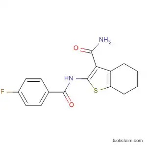 Molecular Structure of 298193-44-9 (Benzo[b]thiophene-3-carboxamide,
2-[(4-fluorobenzoyl)amino]-4,5,6,7-tetrahydro-)
