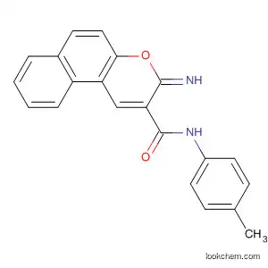 Molecular Structure of 333773-83-4 (3H-Naphtho[2,1-b]pyran-2-carboxamide, 3-imino-N-(4-methylphenyl)-)