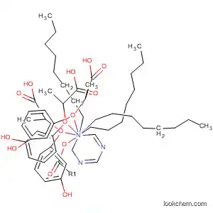 Molecular Structure of 348144-62-7 (Propanoic acid,
2,2',2''-[1,3,5-triazine-2,4,6-triyltris[(3-hydroxy-4,1-phenylene)oxy]]tris-,
trioctyl ester)