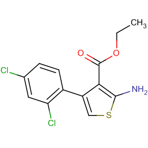 3-Thiophenecarboxylic acid, 2-amino-4-(2,4-dichlorophenyl)-, ethyl ester