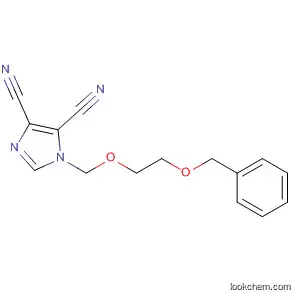 Molecular Structure of 371973-41-0 (1H-Imidazole-4,5-dicarbonitrile, 1-[[2-(phenylmethoxy)ethoxy]methyl]-)