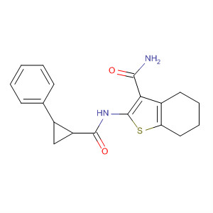 Benzo[b]thiophene-3-carboxamide,  4,5,6,7-tetrahydro-2-[[(2-phenylcyclopropyl)carbonyl]amino]-