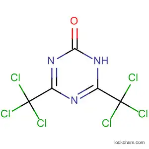 Molecular Structure of 46426-67-9 (1,3,5-Triazin-2(1H)-one, 4,6-bis(trichloromethyl)-)
