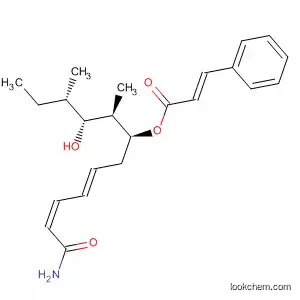 Molecular Structure of 474410-77-0 (2-Propenoic acid, 3-phenyl-,
(1S,3E,5Z)-7-amino-1-[(1R,2R,3S)-2-hydroxy-1,3-dimethylpentyl]-7-oxo
-3,5-heptadienyl ester, (2E)-)