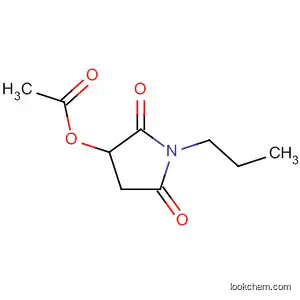 Molecular Structure of 479544-90-6 (2,5-Pyrrolidinedione, 3-(acetyloxy)-1-propyl-)