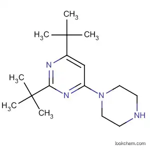 Molecular Structure of 483305-16-4 (Pyrimidine, 2,4-bis(1,1-dimethylethyl)-6-(1-piperazinyl)-)