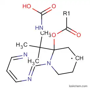 Molecular Structure of 596817-38-8 (Carbamic acid, [1-(2-pyrimidinyl)-4-piperidinyl]-, 1,1-dimethylethyl ester)