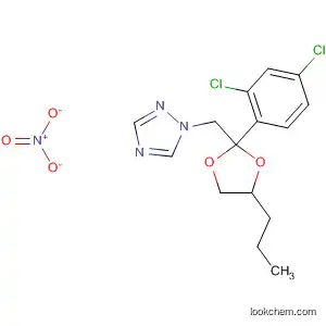 Molecular Structure of 60207-91-2 (1H-1,2,4-Triazole,
1-[[2-(2,4-dichlorophenyl)-4-propyl-1,3-dioxolan-2-yl]methyl]-,
mononitrate)