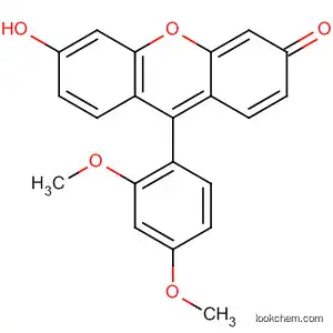Molecular Structure of 643755-86-6 (3H-Xanthen-3-one, 9-(2,4-dimethoxyphenyl)-6-hydroxy-)