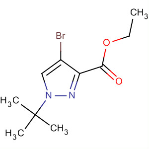 1H-Pyrazole-3-carboxylic acid, 4-bromo-1-(1,1-dimethylethyl)-, ethyl  ester