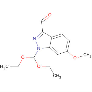1H-Indazole-3-carboxaldehyde, 1-(diethoxymethyl)-6-methoxy-