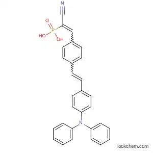 Molecular Structure of 728926-17-8 (Phosphonic acid,
[1-cyano-2-[4-[2-[4-(diphenylamino)phenyl]ethenyl]phenyl]ethenyl]-)