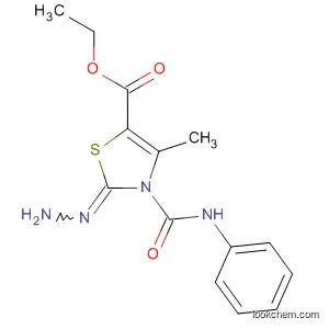 5-Thiazolecarboxylic acid,
2-hydrazono-2,3-dihydro-4-methyl-3-[(phenylamino)carbonyl]-, ethyl
ester