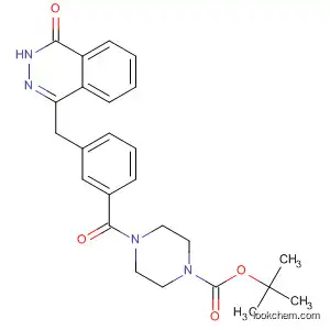 1-Piperazinecarboxylic acid,
4-[3-[(3,4-dihydro-4-oxo-1-phthalazinyl)methyl]benzoyl]-,
1,1-dimethylethyl ester