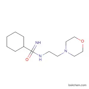 Molecular Structure of 76496-13-4 (2-Morpholineethanamine, N-(cyclohexylcarbonimidoyl)-)