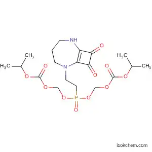 Molecular Structure of 780765-64-2 (2,4,6,8-Tetraoxa-5-phosphanonanedioic acid,
5-[2-(8,9-dioxo-2,6-diazabicyclo[5.2.0]non-1(7)-en-2-yl)ethyl]-,
bis(1-methylethyl) ester, 5-oxide)