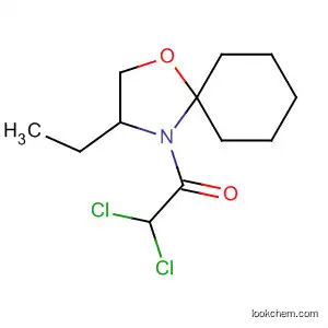 Molecular Structure of 78558-34-6 (1-Oxa-4-azaspiro[4.5]decane, 4-(dichloroacetyl)-3-ethyl-)
