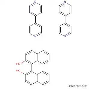 Molecular Structure of 790229-53-7 ([1,1'-Binaphthalene]-2,2'-diol, compd. with 4,4'-bipyridine (1:2))